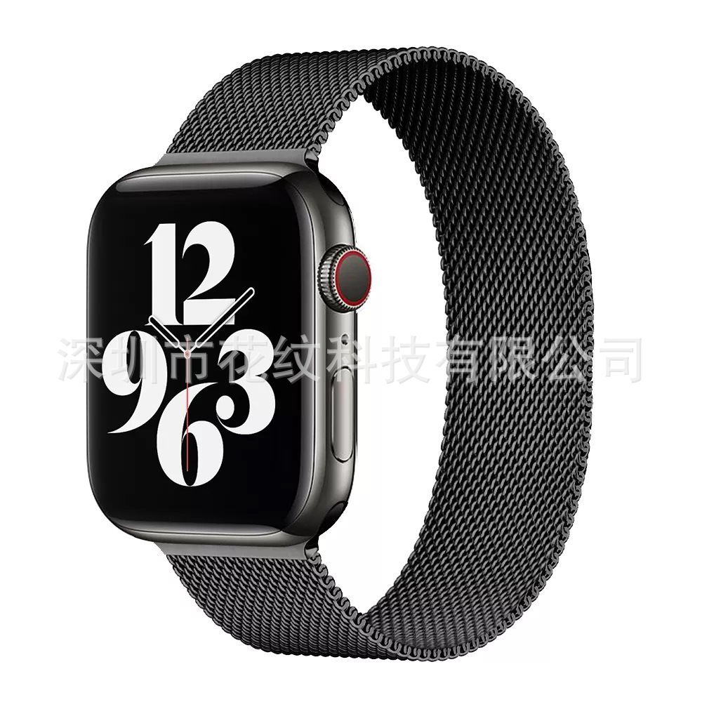 Suitable for Apple Milanese Watch Strap Apple Iwatch7/6/5/4 Magnetic Stainless Steel Watch Strap