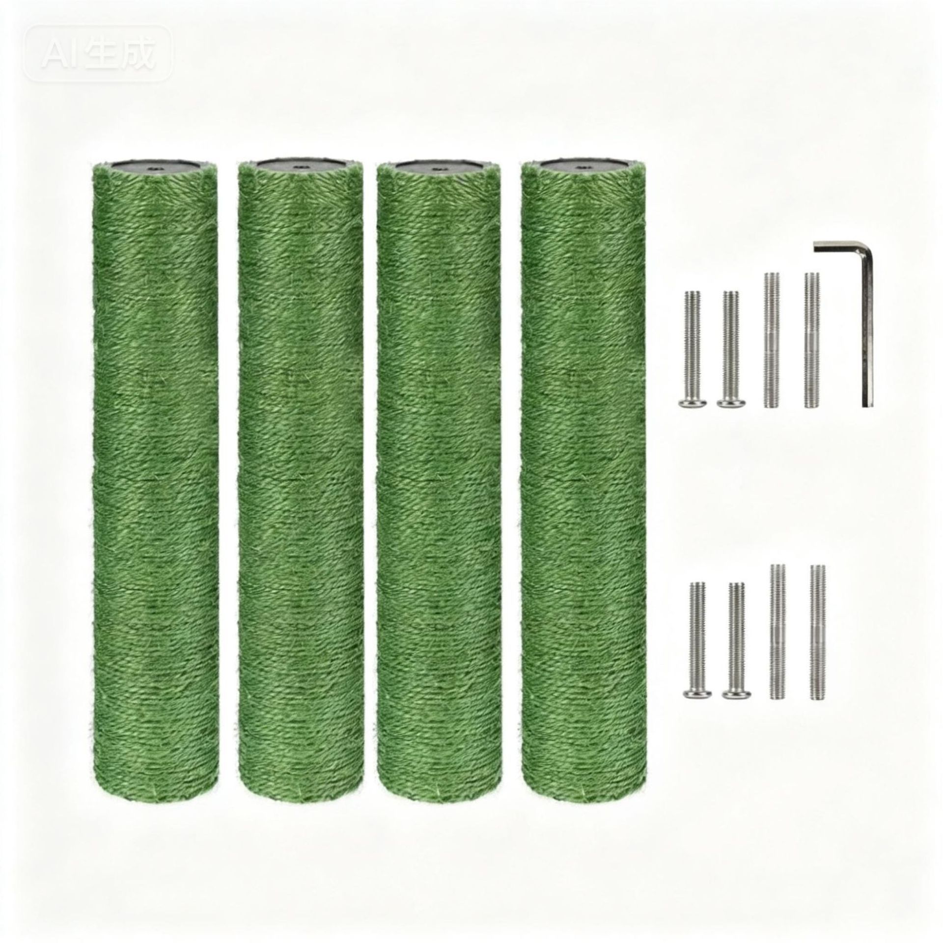 Cat climbing frame replacement post sisal post jute rope wear-resistant and bite-resistant cat scratching post DIY cat climbing frame accessories pet supplies A