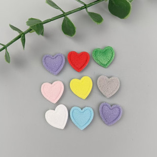 1.8cm plush love jewelry accessories diy hair accessories headdress material accessories clothing toys decorative accessories