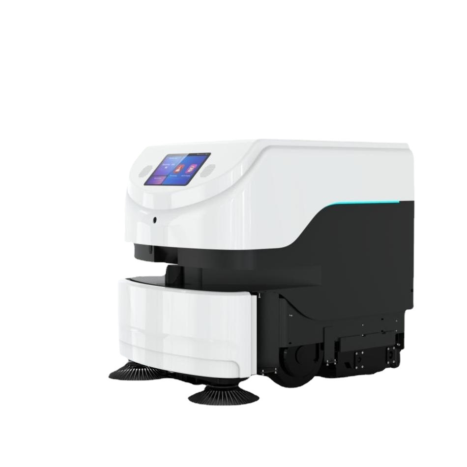 Robot de limpieza comercial interior desinfección ultravioleta circulación automática de agua arrastrando succión barrido integral carga automática a tiempo regular