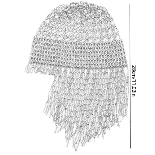 Lace Pearl Hat Accessory Studio Photoshoot Costume Accessories Belly Dance Halloween Party Cleopatra Headpiece