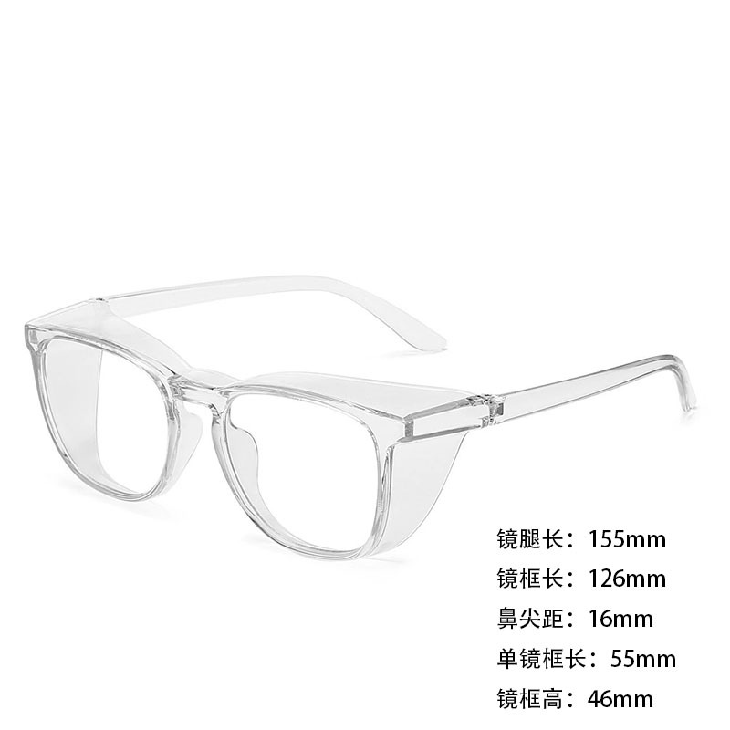 VGOファッションスポーツ99花粉防止メガネ防曇ブルーライト術後黒色保護目シリコンリング保護辺防風鏡