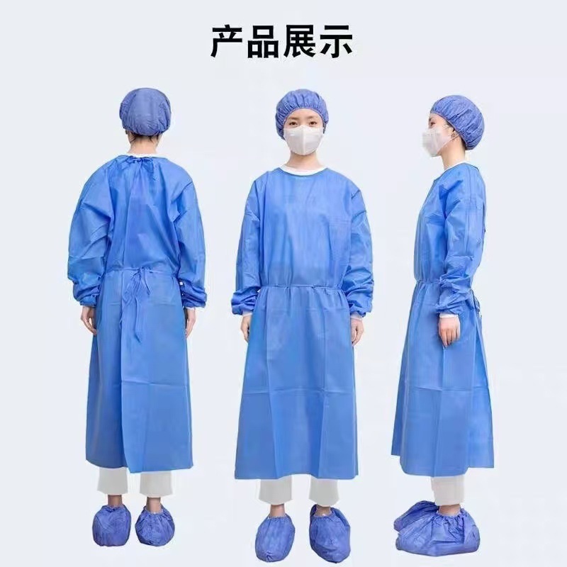 SMS透气反穿衣一次性防护服美容工作服