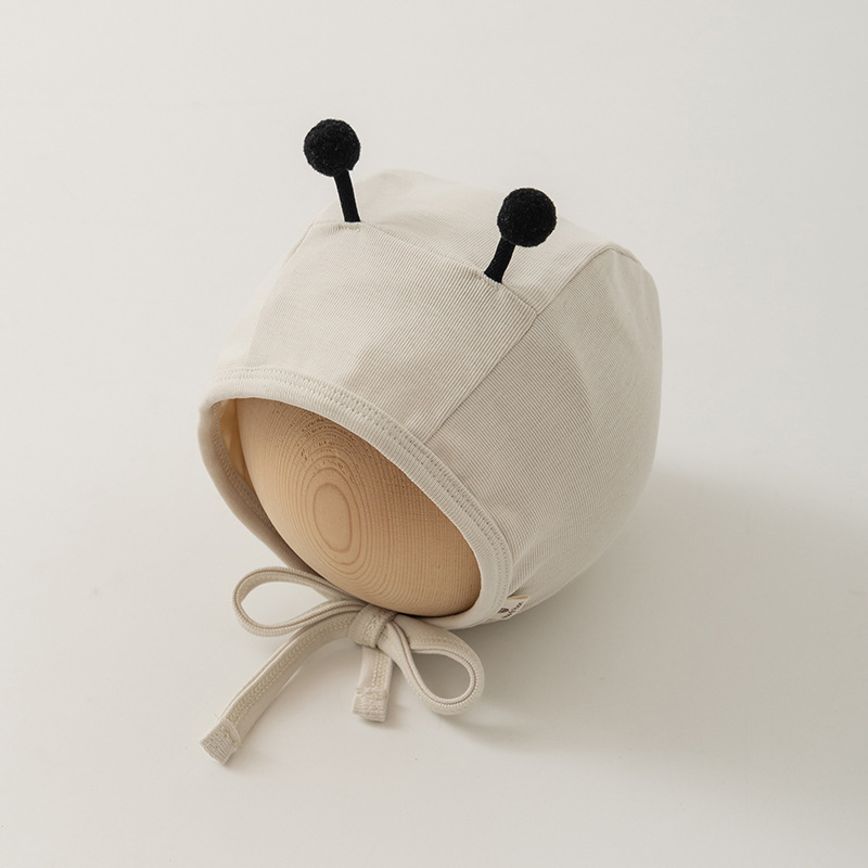 Sombreros para oídos de bebé primavera y otoño extranjero lindo lindo pequeño tentáculo gorro de lazo 0 - 1 años gorro de bebé super lindo