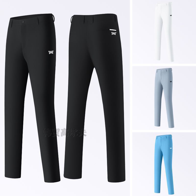 Golf Pants Men's Long Pants Quick-Dry Comfortable Sports Golf Pants Spring Summer Sweat-Wicking Wrinkle-Free Golf Long Pants Men's Clothing