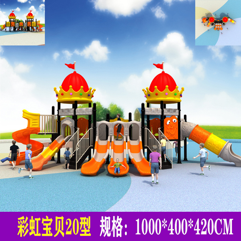 Deslizamiento infantil nuevo deslizamiento de jardín de infantes al aire libre comunidad parque de juegos al aire libre combinación deslizamiento
