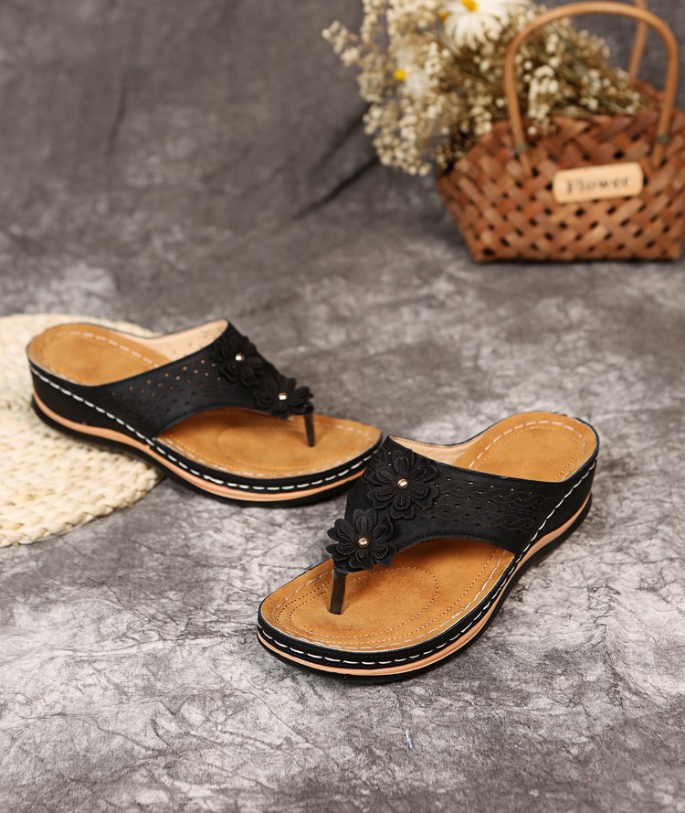 Sandali piatti da donna Scarpe comode e traspiranti per il tempo libero Scarpe comode da spiaggia in pelle per il mare all'aperto Scarpe estive da spiaggia chiuse_voghion.com