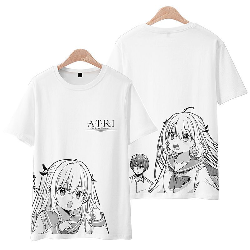 My beloved time yatoli pain clothing radish seed true love T-shirt ATRI anime game peripheral men and women Summer