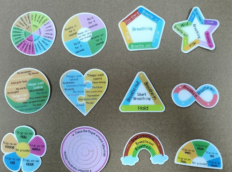 다이아몬드 압축 해제 스티커 12개, 세트 36개