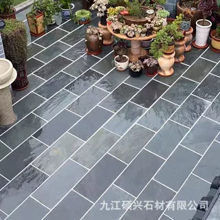 厂家直销天然青石板别墅花园庭院广场公园户外防滑仿古文化地铺石