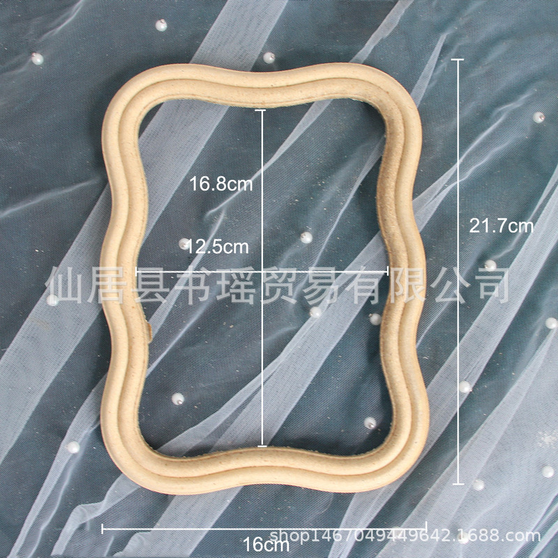 新款毛坯白胚原材料1粗坯自绘镜框相框ins风摄影拍照道具复古|undefined