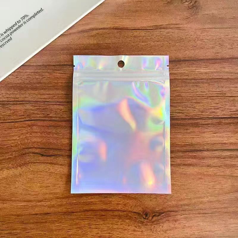 新款镭射炫彩自封袋彩色塑料袋加厚diy袋密封袋多功能封口袋通用|undefined