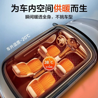 Multi-function pad double seat car electric heating