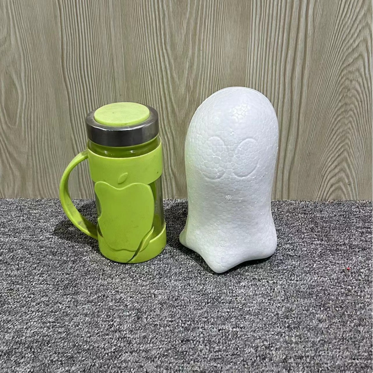 Oso de espuma directo de fábrica blanco DIY material de arreglo floral hecho a mano Día de San Valentín Rosa oso con juguete