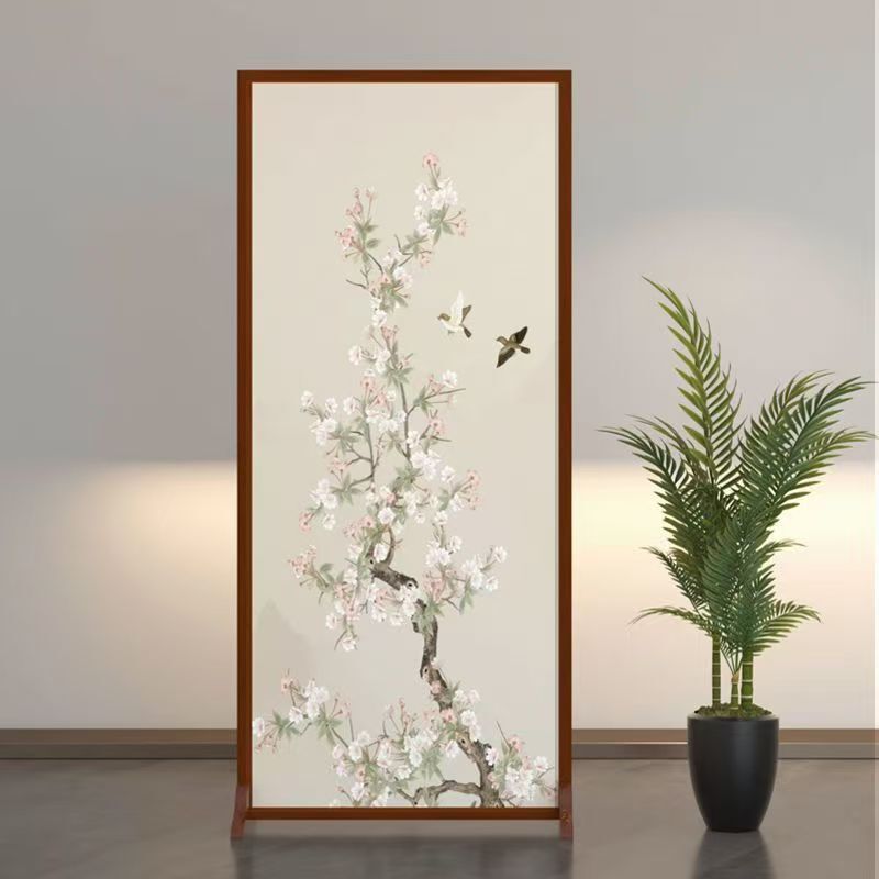 Chinese-style screen partition for office, living room, bedroom, entrance, folding movable foyer screen for home use Chinese-style screen partition for office, living room, bedroom, entrance, folding movable foyer screen for home use