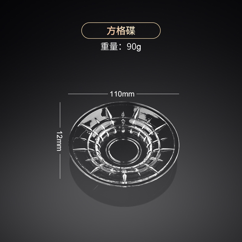 Creativa taza de café turco, plato, taza de té caliente, taza de calabaza de vidrio de estilo europeo, taza de té negro pequeño, taza pública