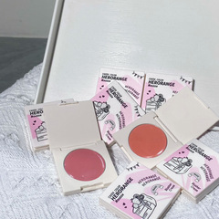 HERORANGE~Pink mousse blush cream, moist and docile olive skin, pink blush, purple cheek blue, single color blush mud