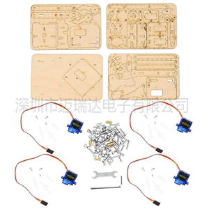 SNAM1500 4 Freedom Wood Board Руководство роботизированная роботизированная коробка с роботизированной рукой