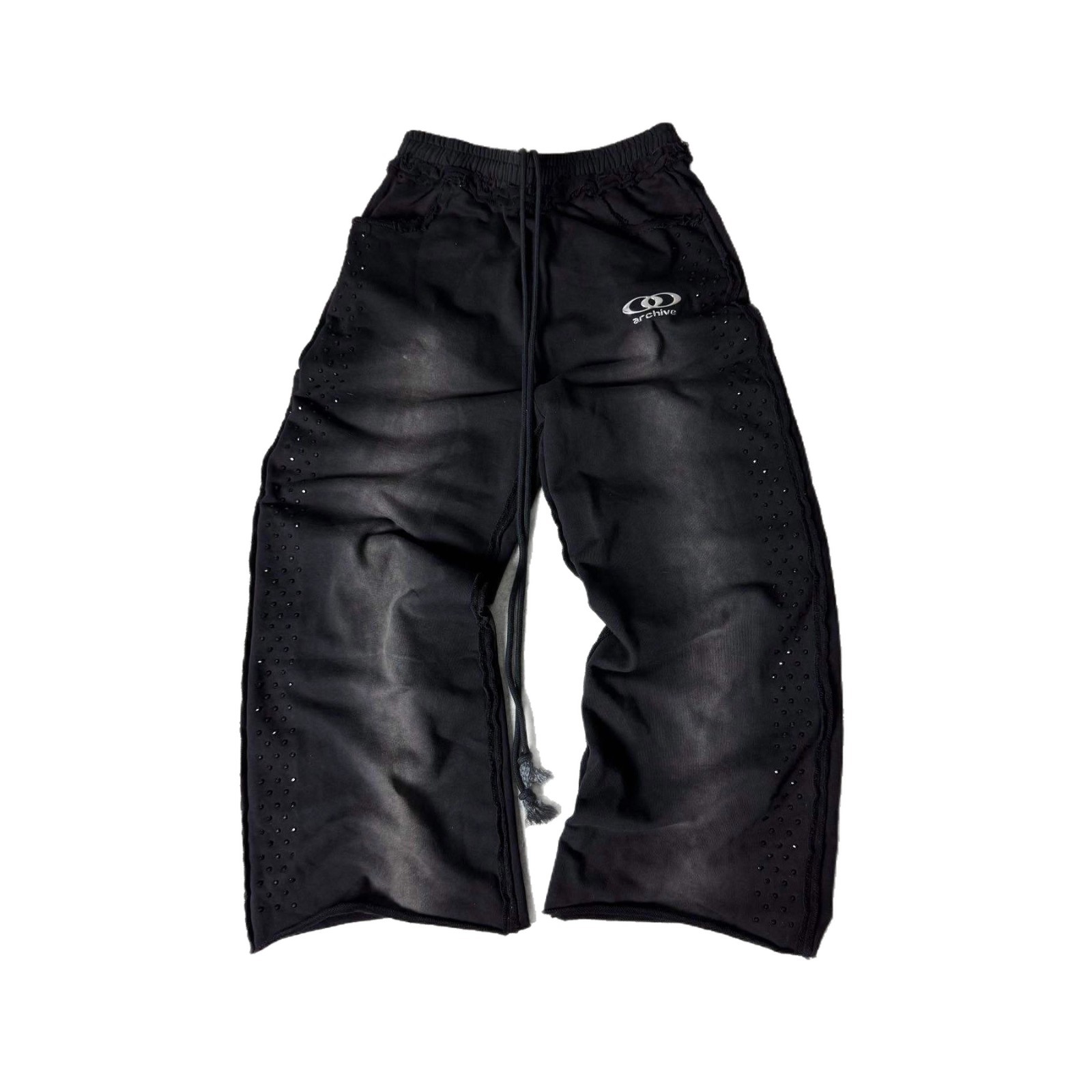 Transfronterizo estilo americano diseño callejero caliente retro pantalones casuales de tendencia relajados recto pantalones de estilo masculino