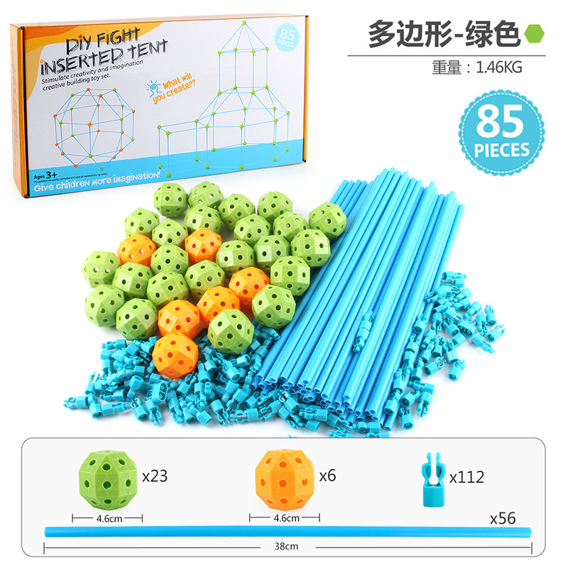 Transfronterizo Amazon STEM DIY tienda modelo de castillo de construcción infantil castillo de cuentas tienda de cuentas juguetes