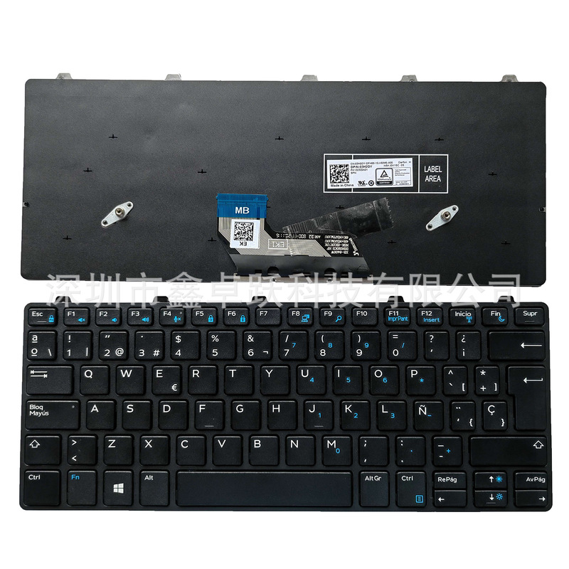 SP for Dell Latitude 13 3380 3180 3189 3190 laptop keyboard SP for Dell Latitude 13 3380 3180 3189 3190 laptop keyboard