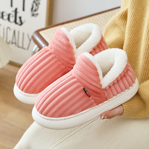 Sole with extra warm padding for winter, cushioned sole, postpartum shoes for women, indoor household warm cotton shoes, suitable for men