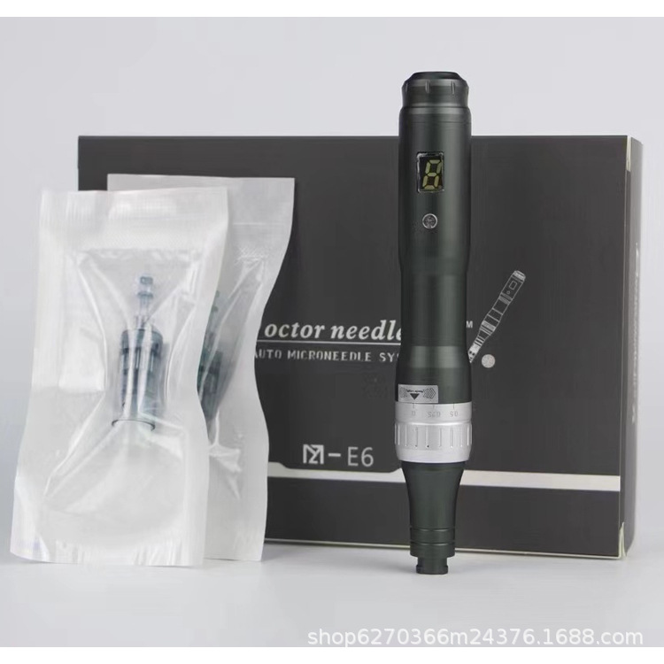 工場の小さい黒のペンのmtsの電動のマイクロニードルの器具は痘の中で胚層のナノの微結晶を取り除いて無線の美容器のm 8を導入します。|undefined