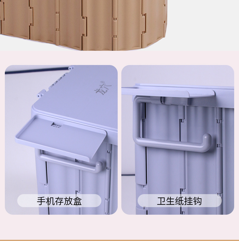 Longxue M1 ergonomic folding toilet outdoor convenient car toilet camping self-driving travel emergency elderly pregnant women