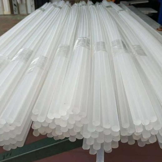 日本大金耐腐蚀pctfe棒材 耐低温用聚三氟乙烯棒阀体白色半透明