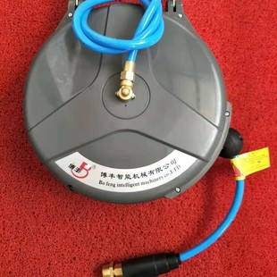 Air Compressor Hose Reel for Auto Repair Shop, Single Drum Air Drum 10m 6.5Mm*10Mm Yarn Clamp Air Pipe Repair Shop