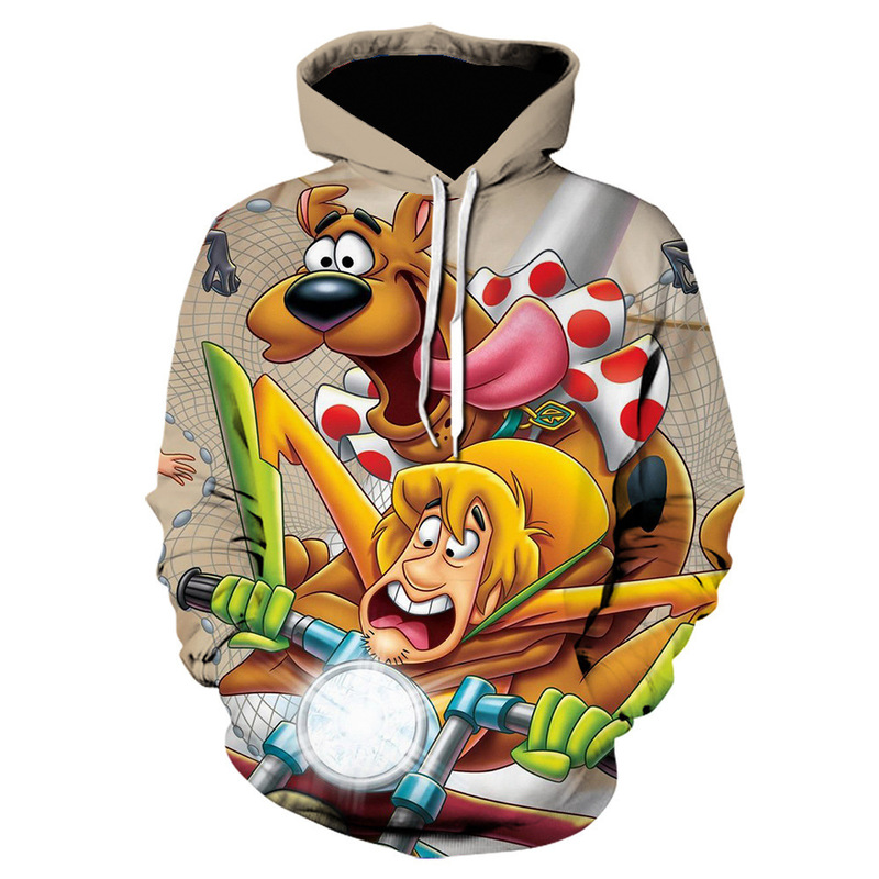 Cross-Border Ebay New 3D Printed Sweatshirt Anime Cartoon Animation Cartoon Scooby-Doo Sports Hoodie Cross-Border Ebay New 3D Printed Sweatshirt Anime Cartoon Animation Cartoon Scooby-Doo Sports Hoodie