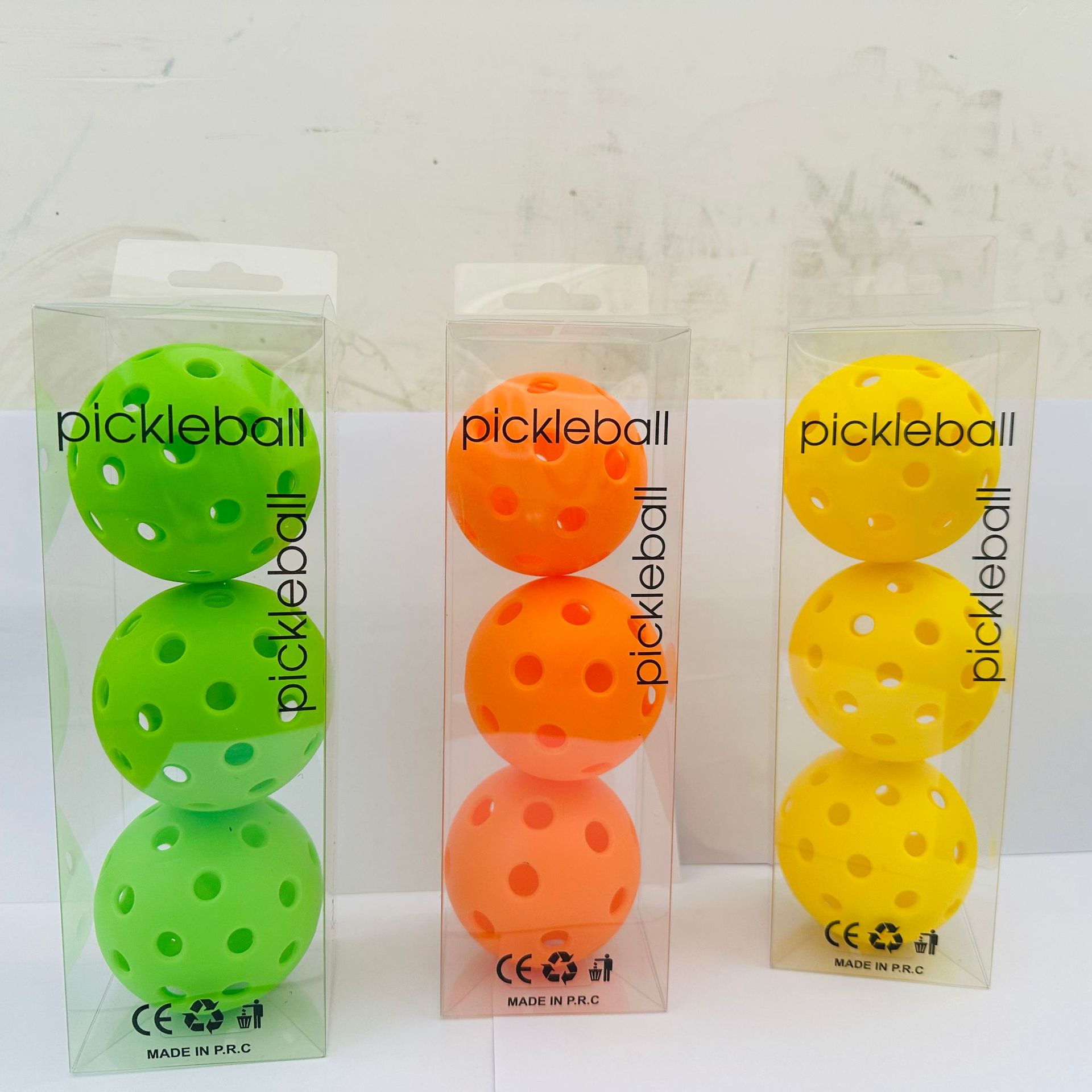 In-Stock Tpe High-Elasticity Competition Pickleball 40-Hole Set 26-Hole Injection-Molded Practice Perforated Ball Pickleball