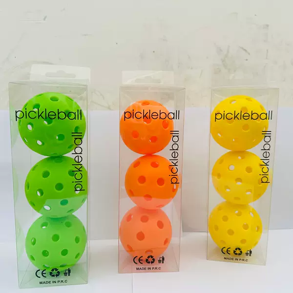 In-Stock Tpe High-Elasticity Competition Pickleball 40-Hole Set 26-Hole Injection-Molded Practice Perforated Ball Pickleball