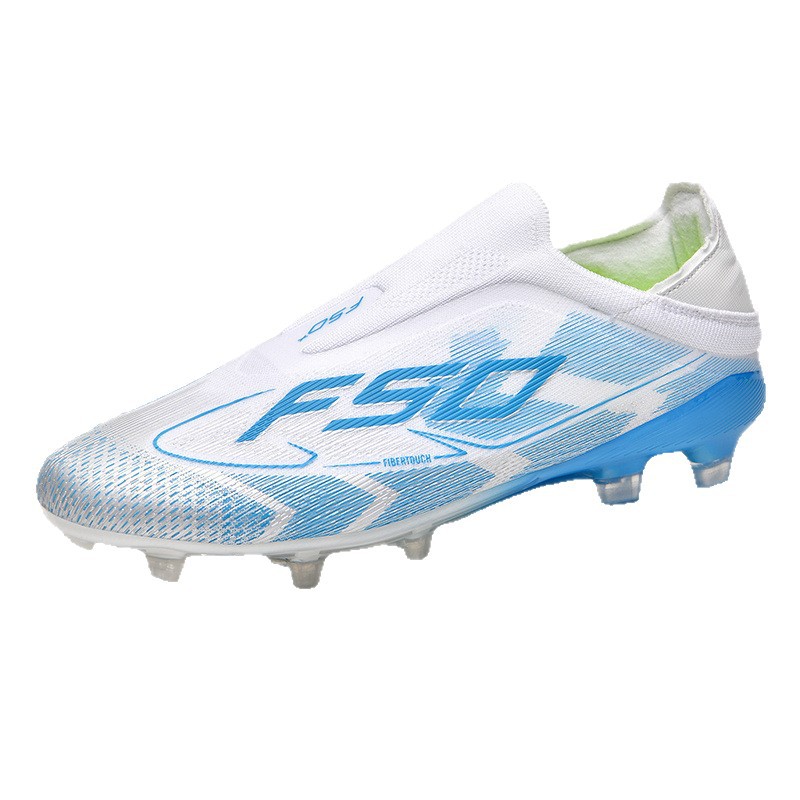 Nuevos zapatos de fútbol transfronterizos sin costuras, zapatos de fútbol de césped, zapatos de fútbol de entrenamiento para hombres