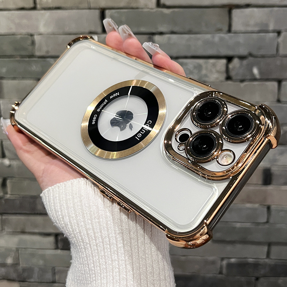 Funda Protectora con Airbag Anti-Caídas 11, Compatible con iPhone 17, Soporte Magnético, Funda Protectora para Apple 15, Airbag Anti-Caídas 14