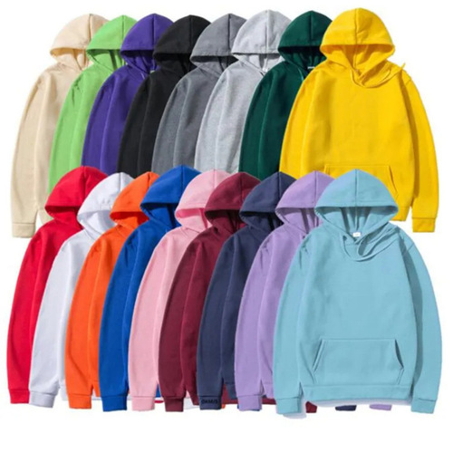 Coat Hoods Sweatshirt Fall/Winter Loose Oversized Plain Long-Sleeve Hooded Top