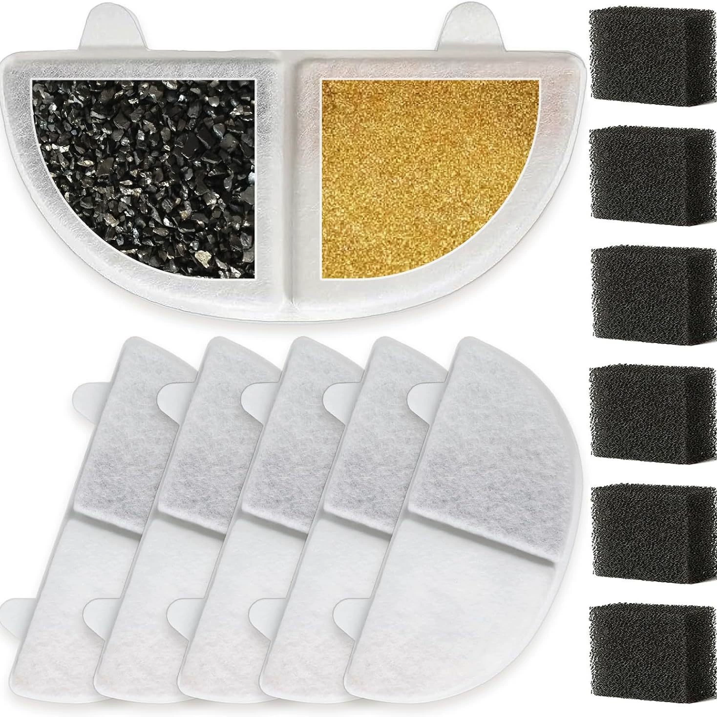 Фабрика прямые поставки дозатор воды любимчика фильтрующий элемент кошка Фидер воды фильтр хлопчатобумажная сетка круглая дуга Amazon горячая распродажа