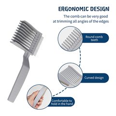 クロスボーダーBarber Fade Combsメンズ理髪櫛グラデーション櫛オイルヘッドノギス櫛長い柄のカット櫛