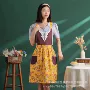 夏季家用成人碎花围裙