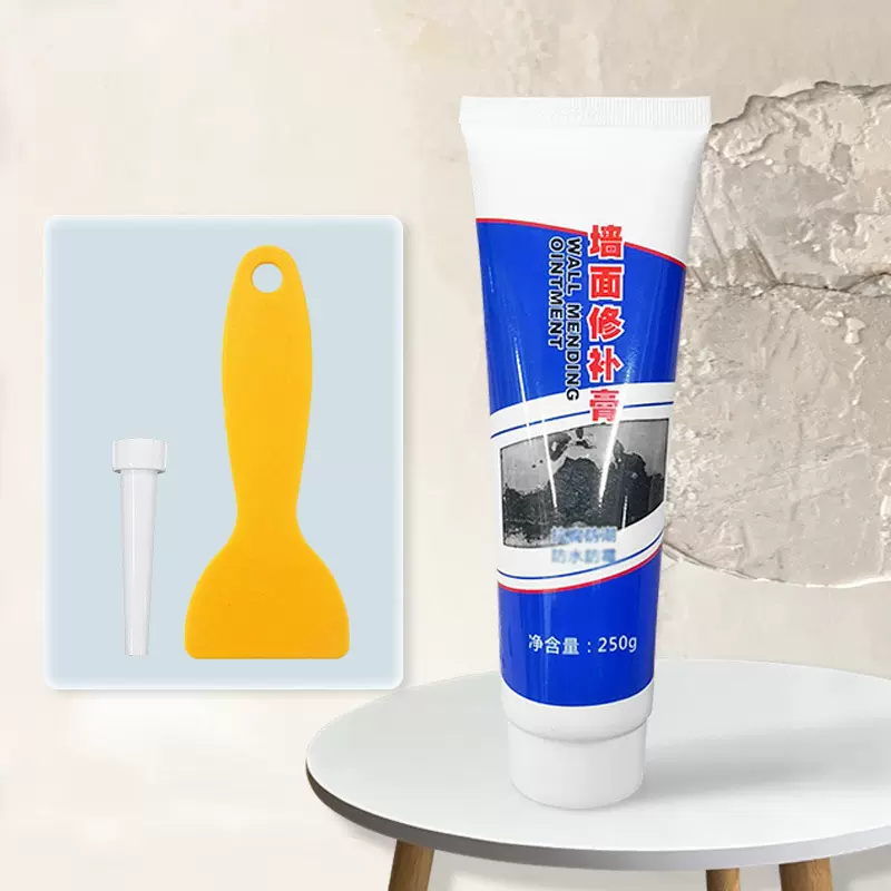 墙面修补膏补墙膏修复墙洞墙体开裂钉眼修补墙漆白色家用腻子粉刷