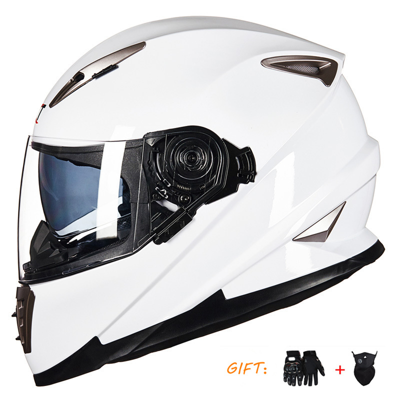 All Seasons Full – Universal Motosiklet kaskı (dəbilqə) - white-two-piece-set-m
