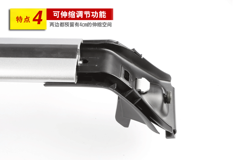 Qianming Car Roof Shark-Style Crossbar Luggage Rack Universal for Suv, Mpv, Microcars, and Sedans