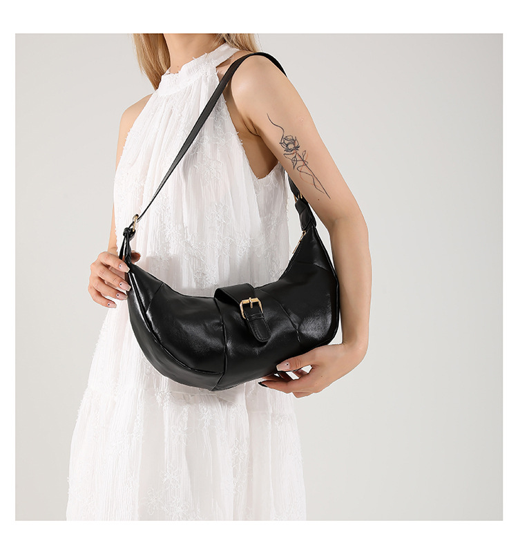 High-end 2024 autumn/winter new underarm bag, handbag, large-capacity commuting single-shoulder crossbody bag, dumpling bag undefined