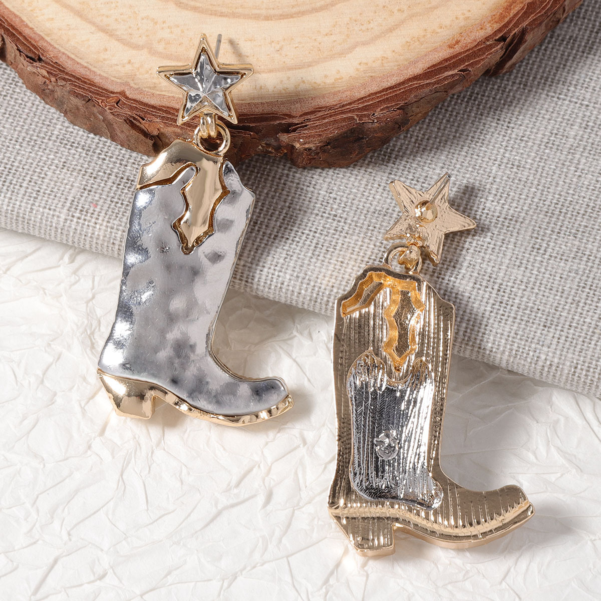 Zinc alloy Material 1 Pair Simple Style Classic Style Boots Zinc Alloy Drop Earrings