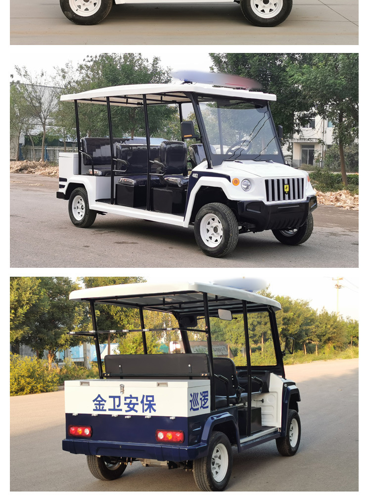 Manufacturer Exports Small Patrol Car, Four-Seater Law Enforcement Inspection Vehicle, Park Security, School, Factory Security Vehicle