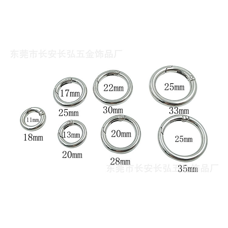 Factory direct supply 18-45mm metal ring...