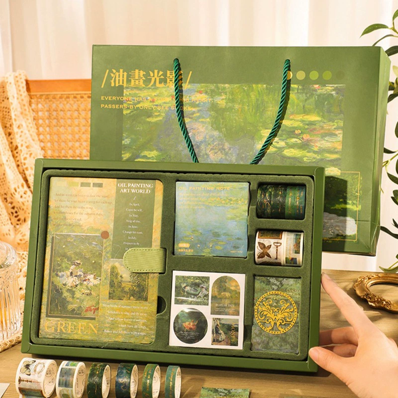 Творческий портативный простой стиль ins картина маслом ручная книга Подарочная коробка костюм художественный изысканный ручной костюм книги на заказ