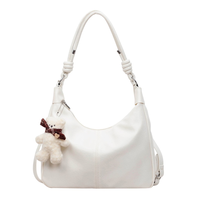 Bolsos de textura para mujeres 2026 nueva moda popular simple sensación cotidiana bolso de hombro de gran capacidad bolsa de viaje