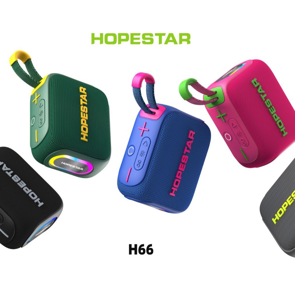 HOPESTARH66 Altavoz Bluetooth pequeño, subwoofer portátil impermeable para exteriores, altavoz pequeño con sonido estéreo