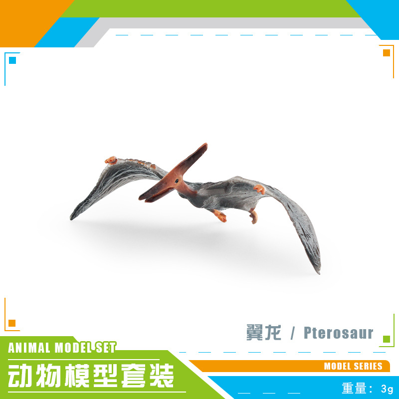 Transfronterizo simulación dinosaurio Jurásico modelo pequeño antepasado pájaro antiguo magia pterosaurus dinosaurio escritorio estática decoración adornos